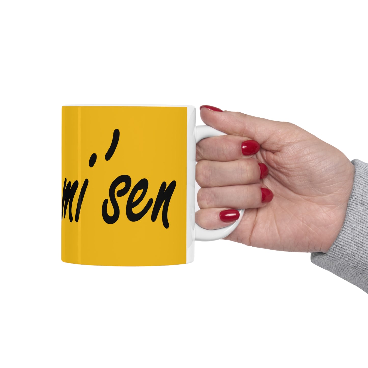 I'll do it mi' sen Sheffield Dialect Typography Quote Ceramic Mug 11oz