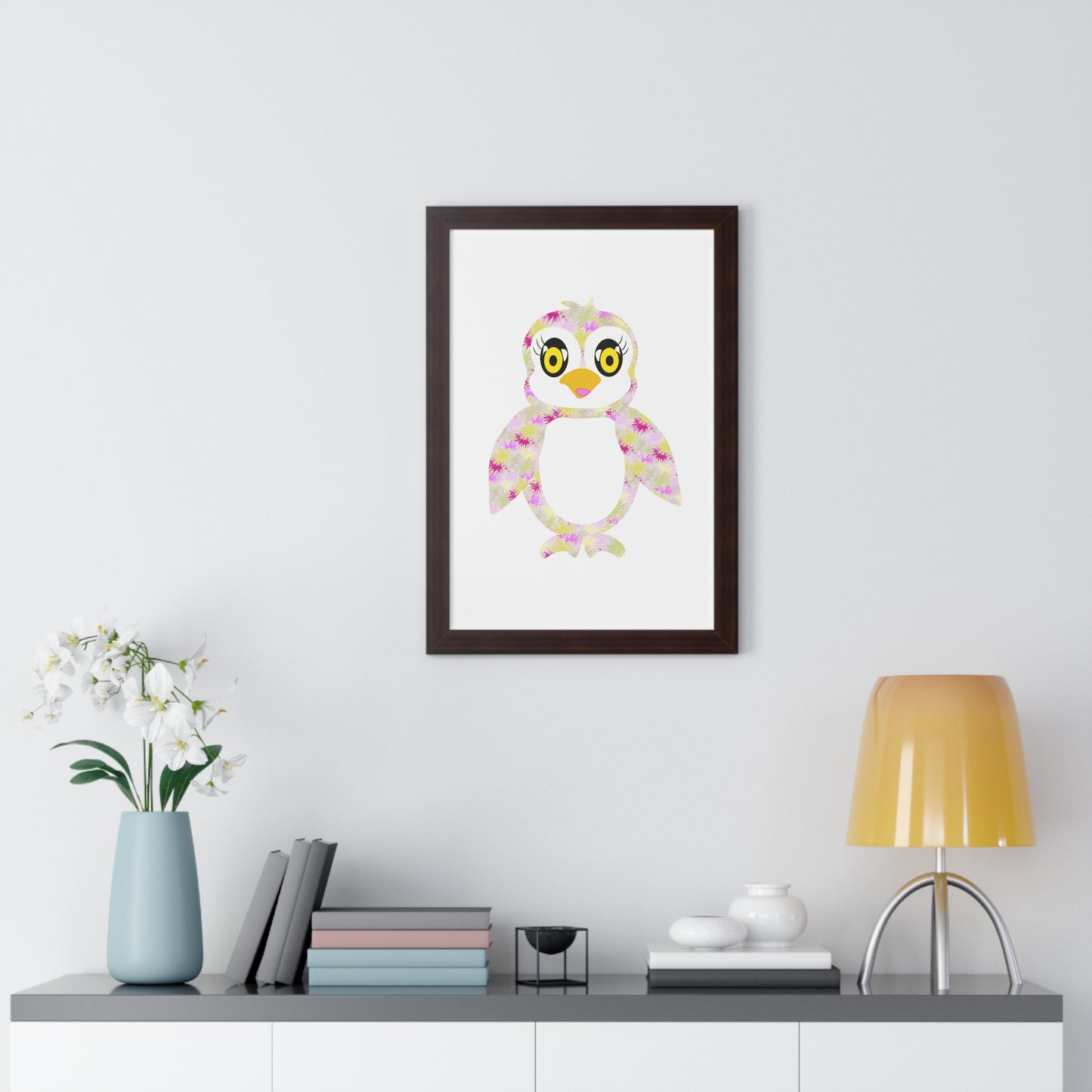 The Penguinies Art Framed Vertical Poster