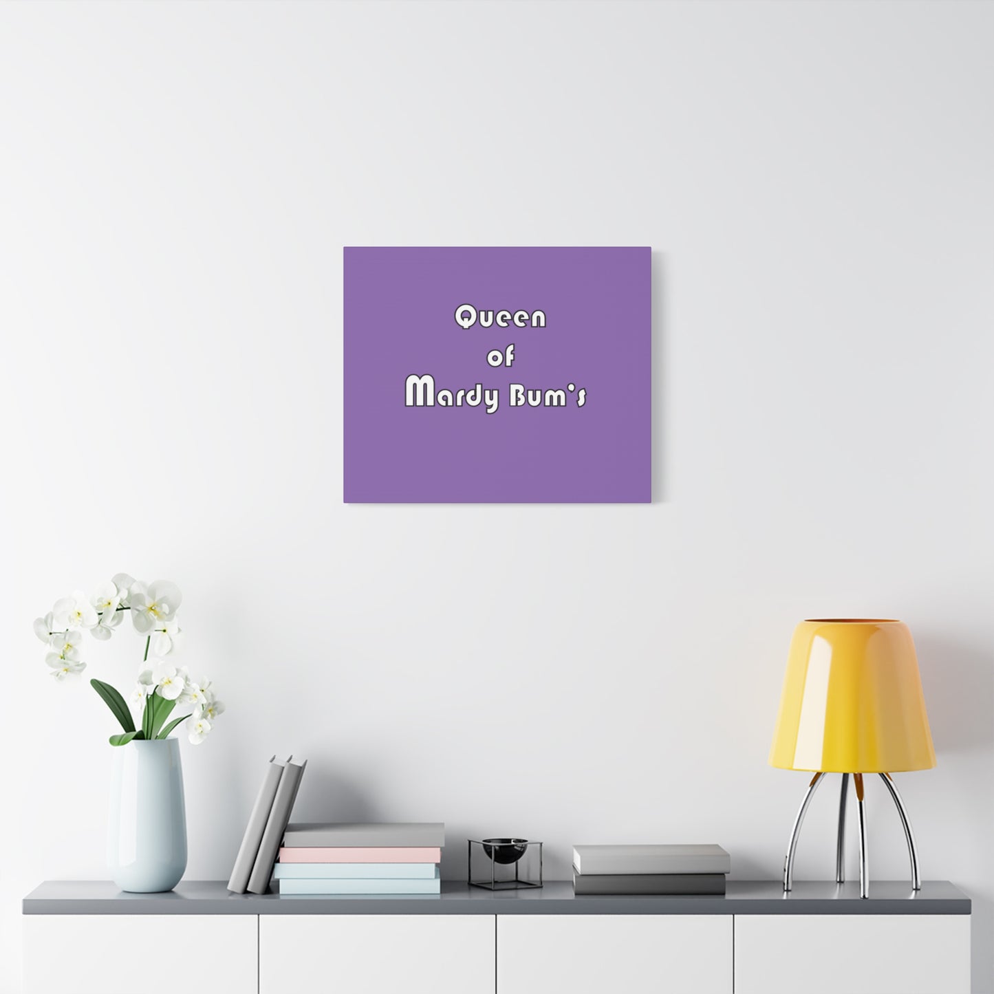 Queen of Mardy Bum's Matte Canvas, Stretched, 1.25"