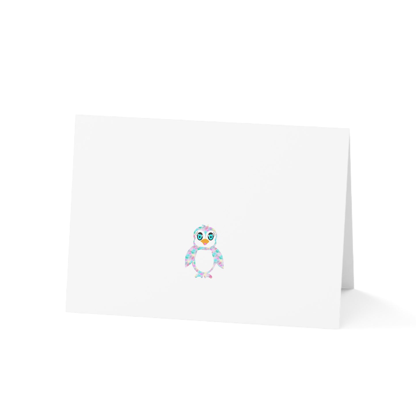 In a world full of penguins...Be a Penguinie! Greeting Cards (1, 10, 30, and 50pcs)