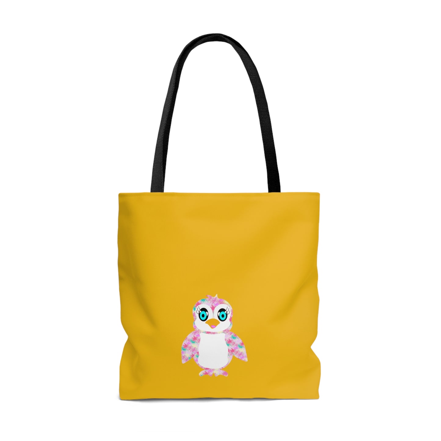 Penguinies Yellow Tote Bag (AOP)