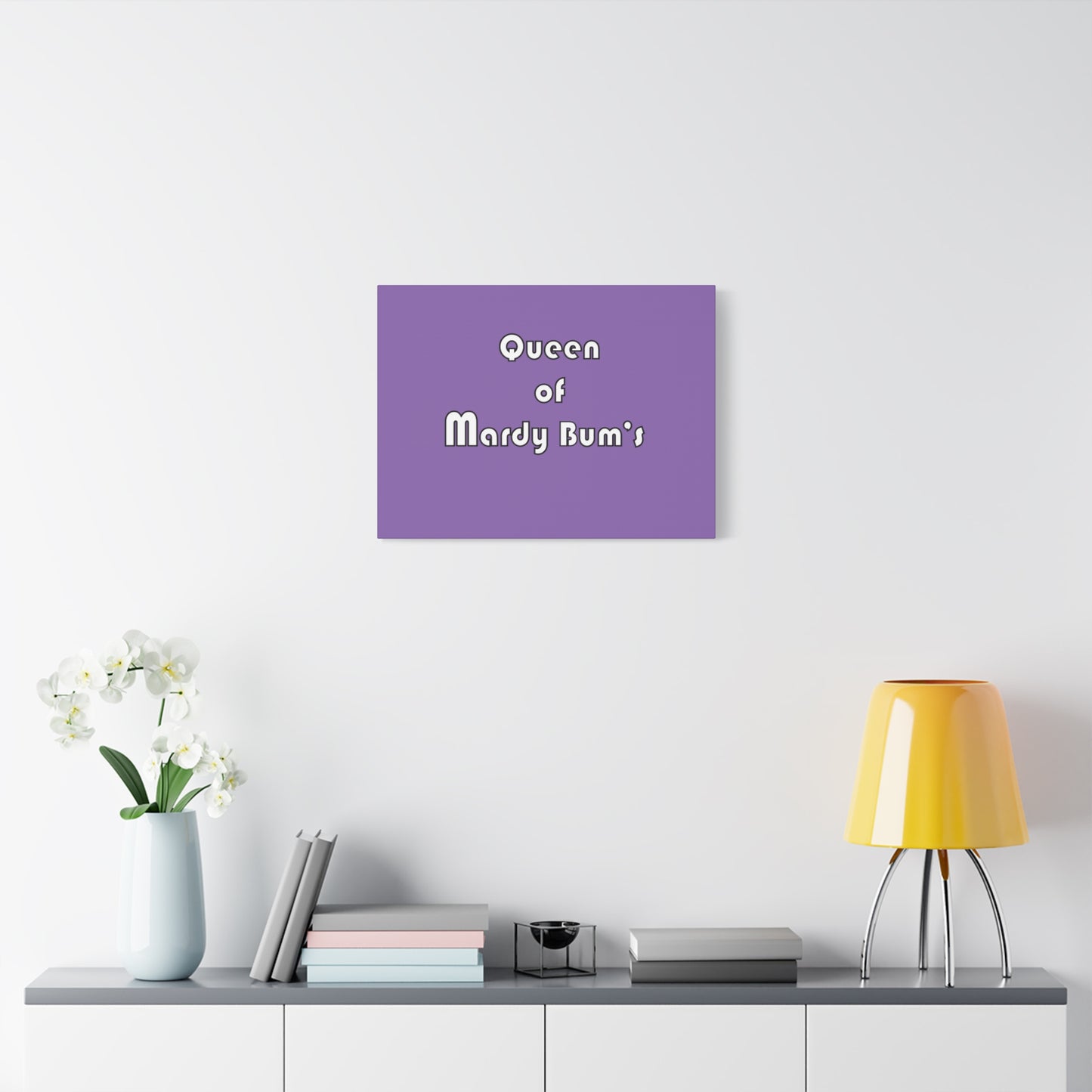 Queen of Mardy Bum's Matte Canvas, Stretched, 1.25"