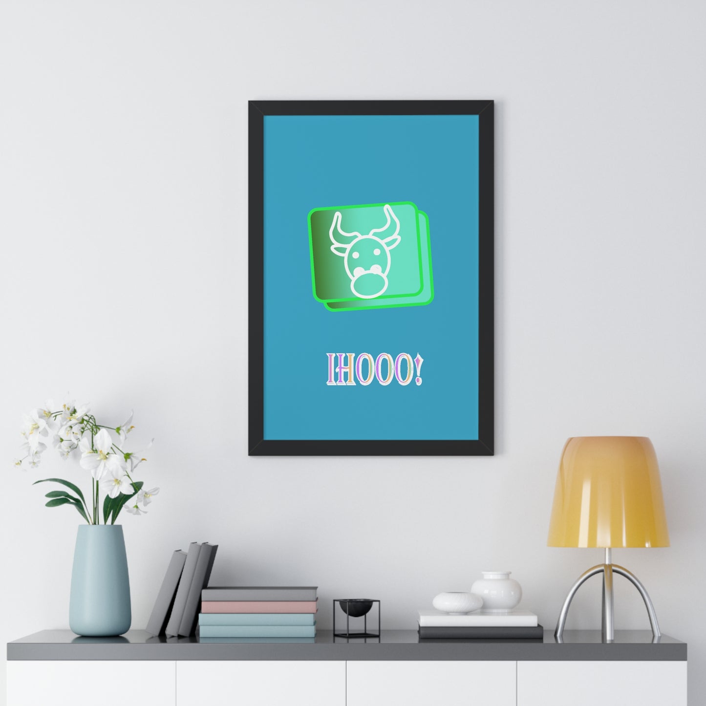Framed Vertical Poster
