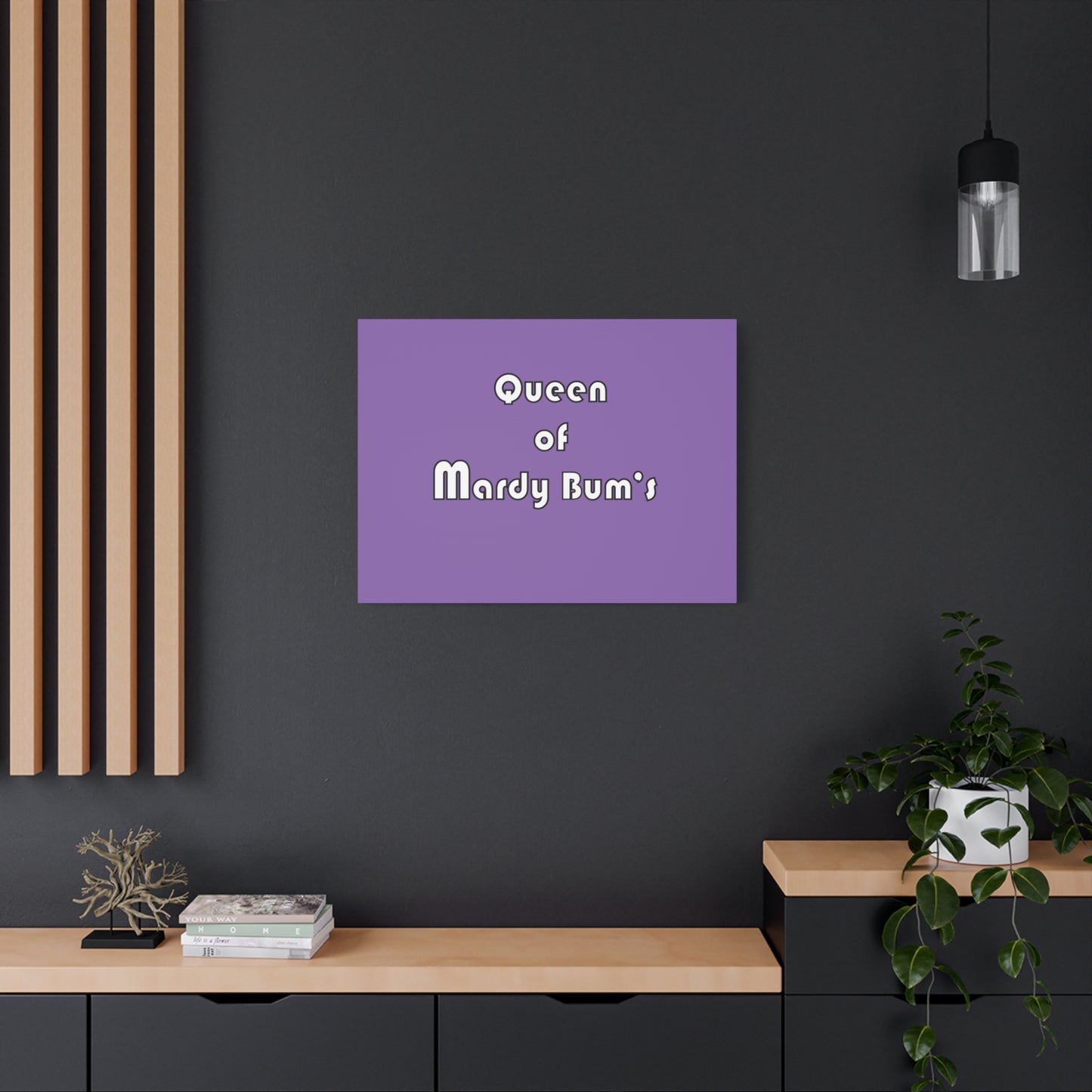 Queen of Mardy Bum's Matte Canvas, Stretched, 1.25"