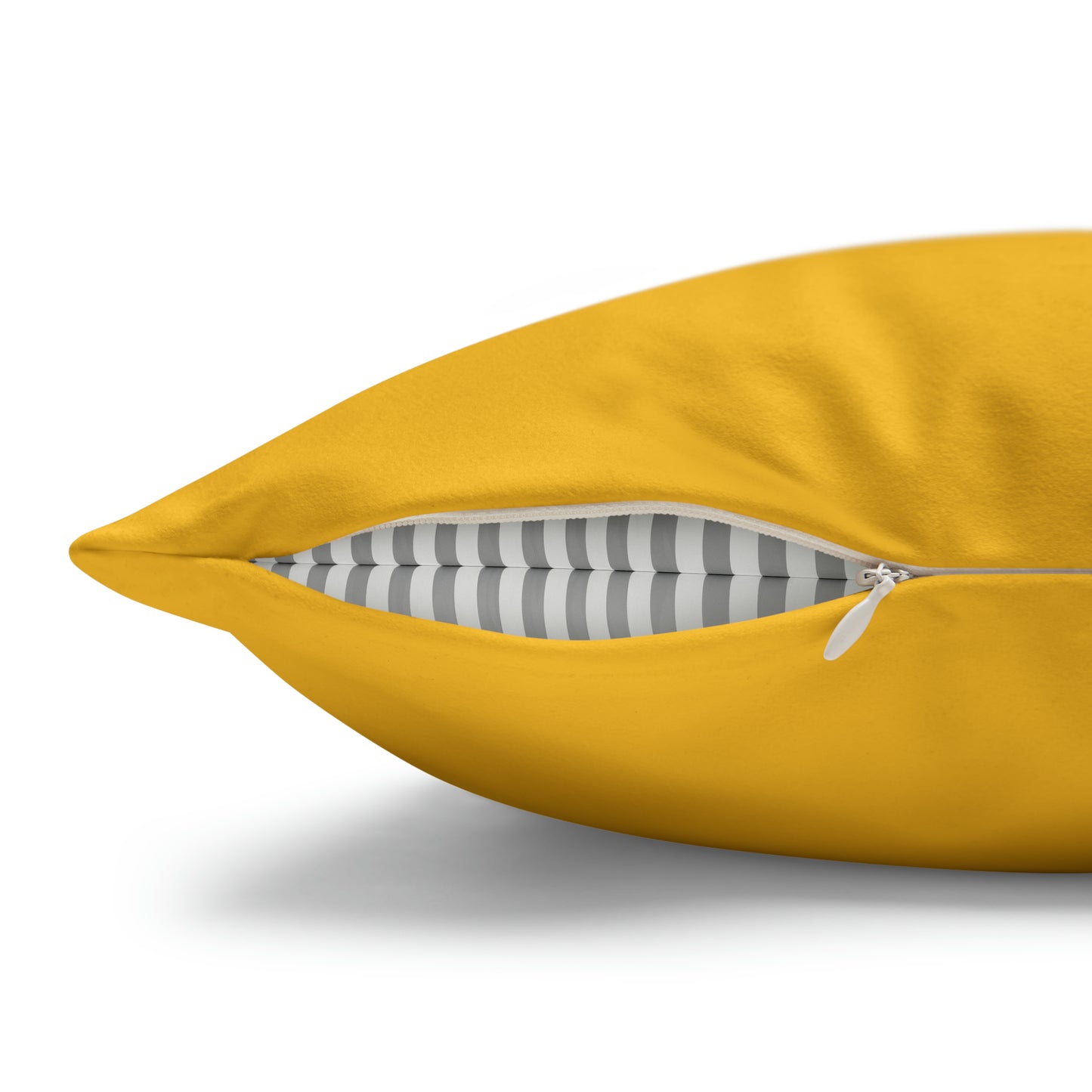 I'll open em mi' sen Sheffield Dialect, Typography Yellow Faux Suede Square Pillow Case