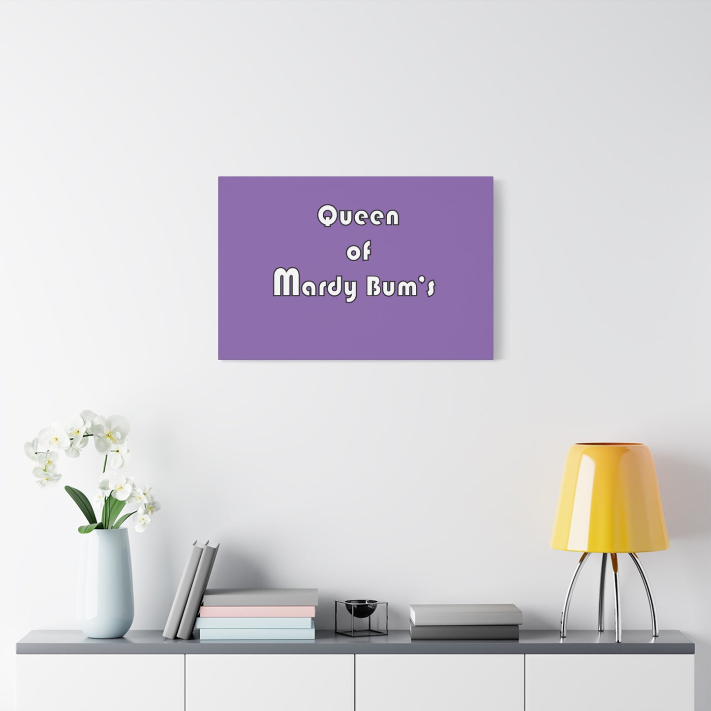 Queen of Mardy Bum's Matte Canvas, Stretched, 1.25"