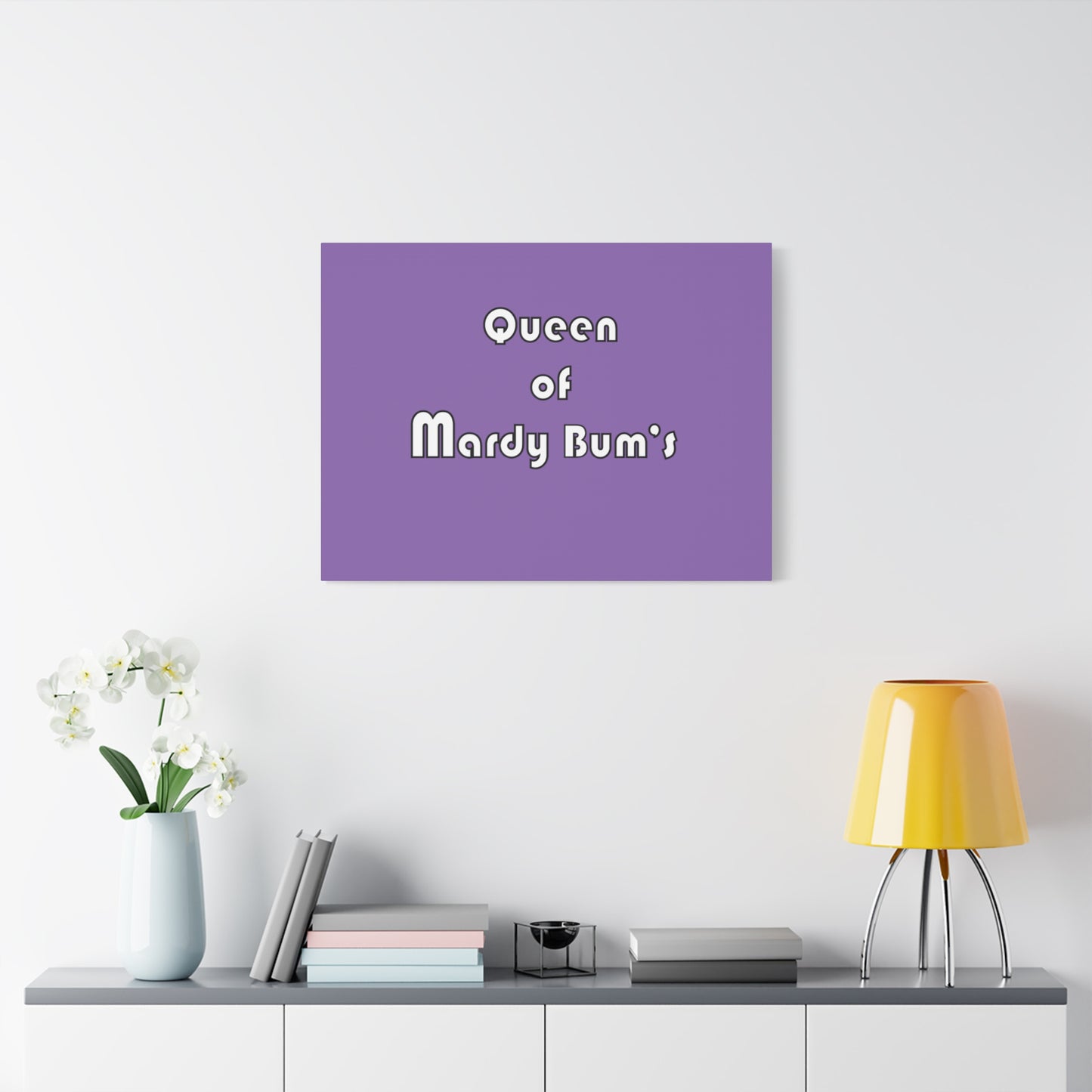 Queen of Mardy Bum's Matte Canvas, Stretched, 1.25"