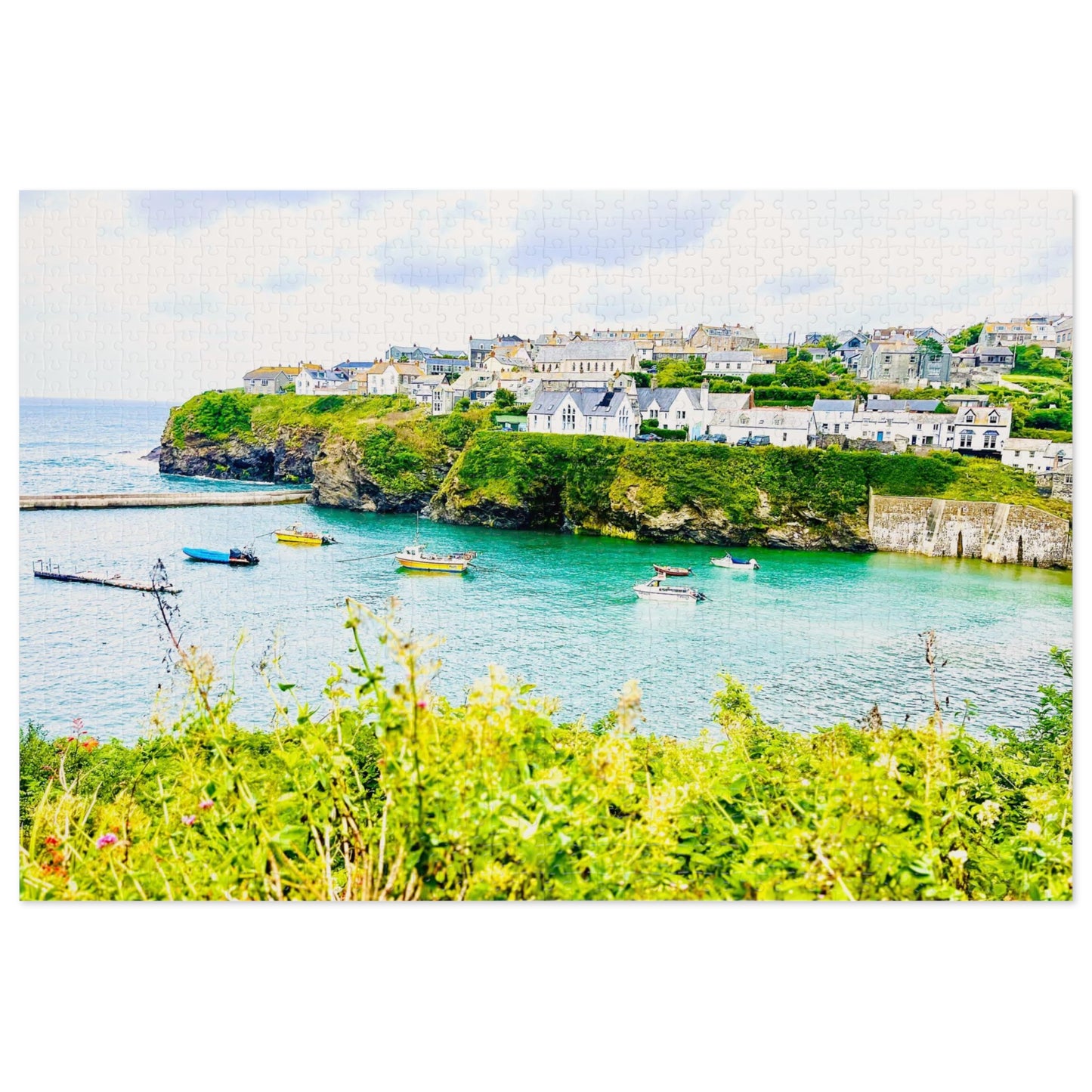 Cornwall Landscape Photograph Jigsaw Puzzle (30, 110, 252, 500,1000-Piece)