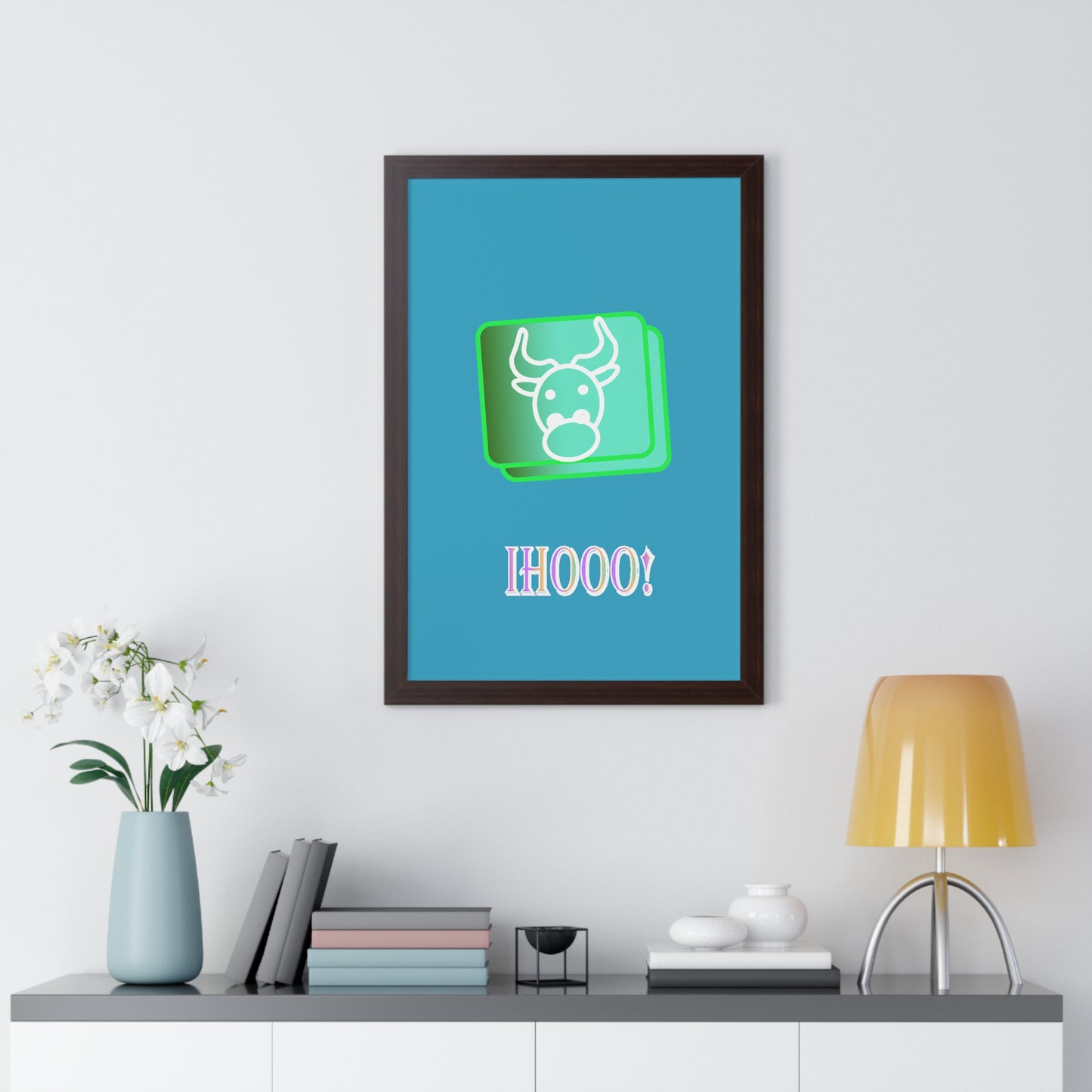 Framed Vertical Poster