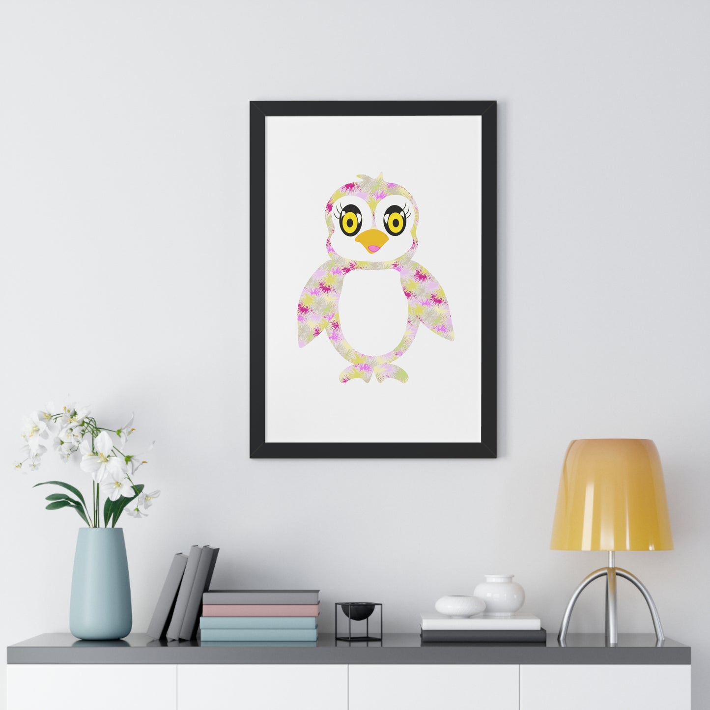 The Penguinies Art Framed Vertical Poster