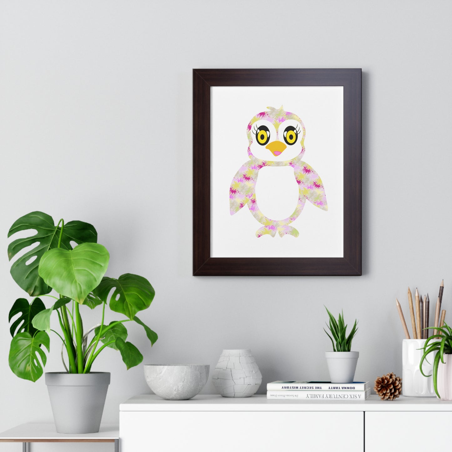 The Penguinies Art Framed Vertical Poster