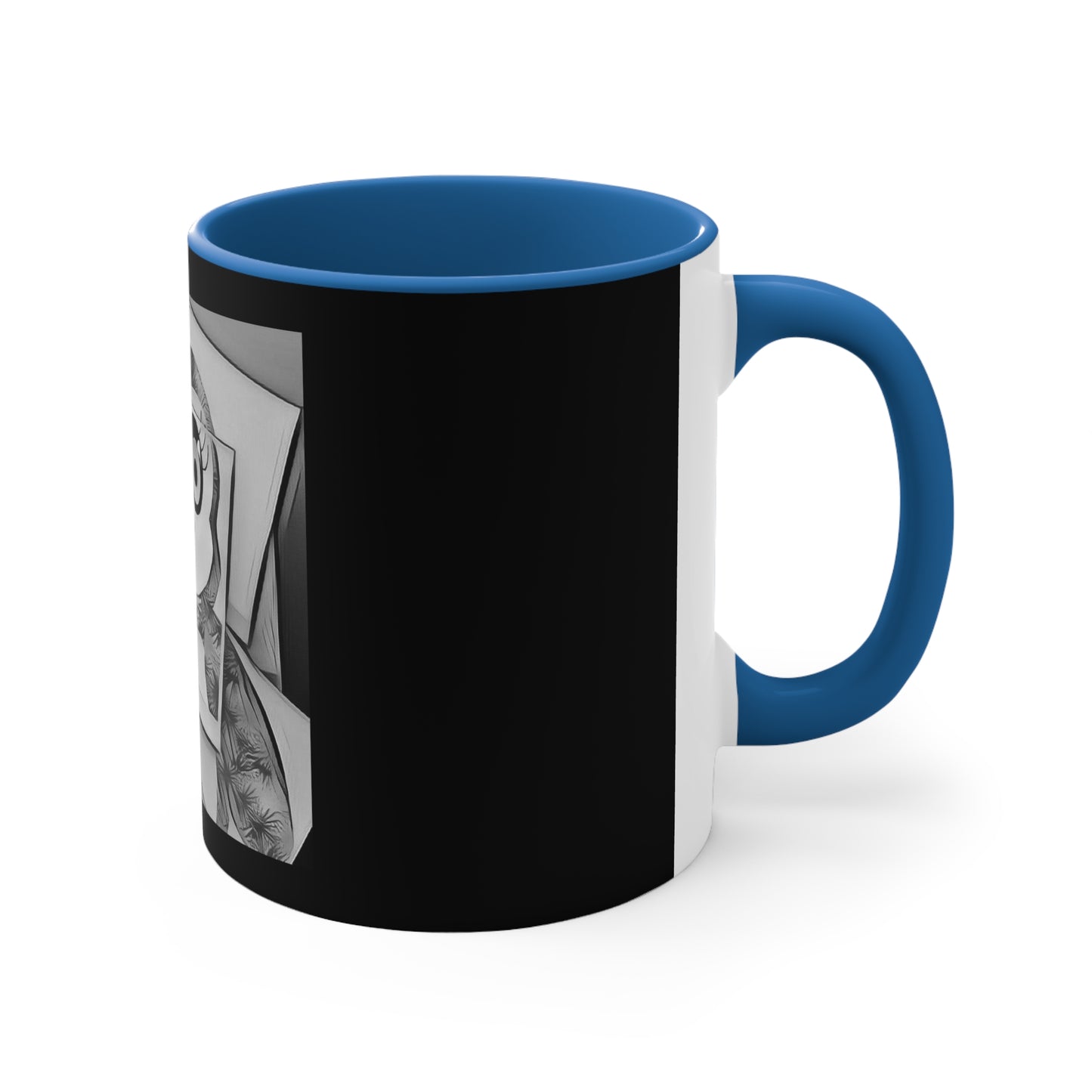 The Penguinies Photograph Black & White Art Accent Coffee Mug, 11oz