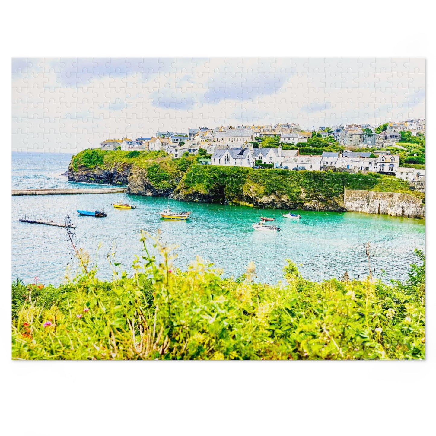 Cornwall Landscape Photograph Jigsaw Puzzle (30, 110, 252, 500,1000-Piece)