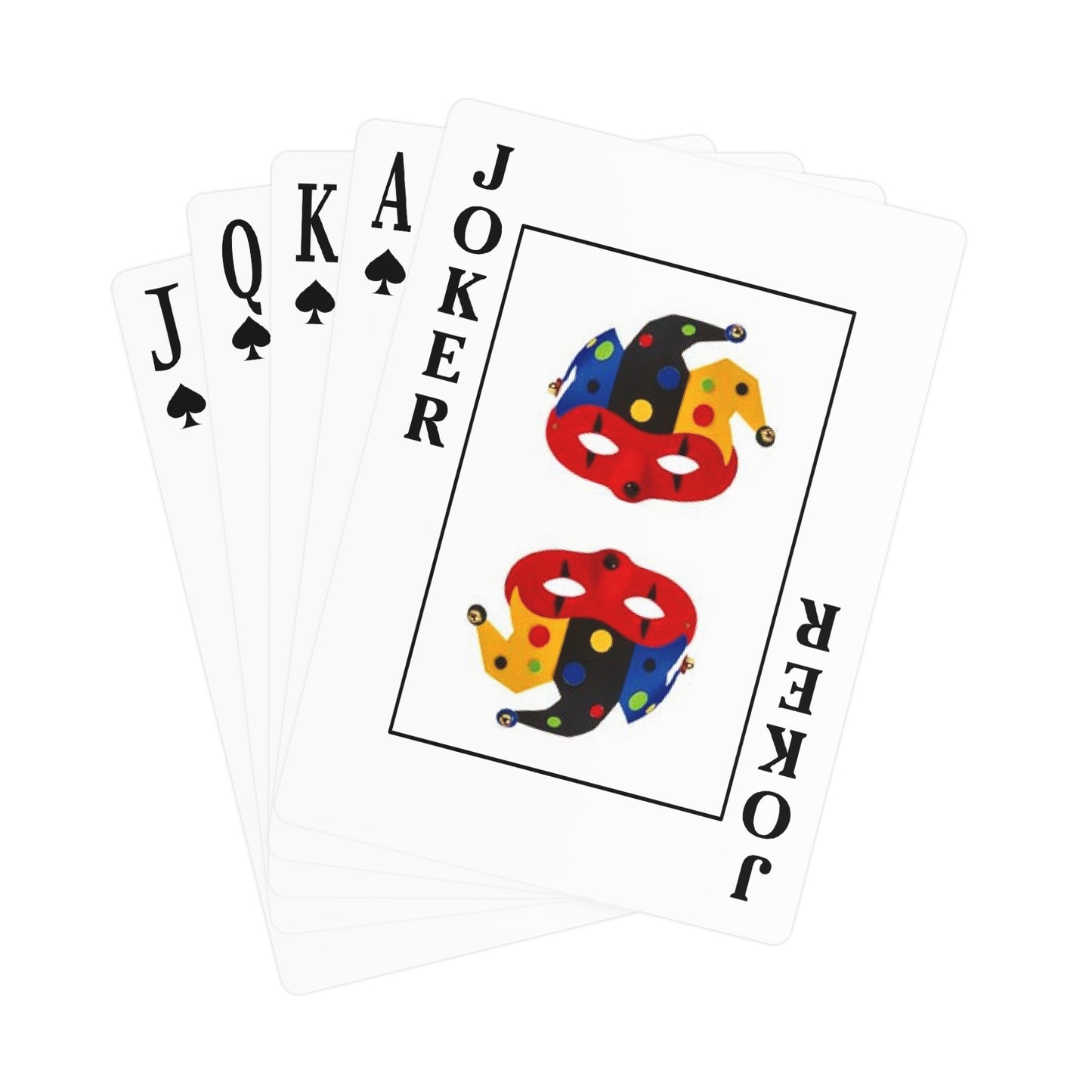 The Penguinies Black & White Stripes Poker Cards