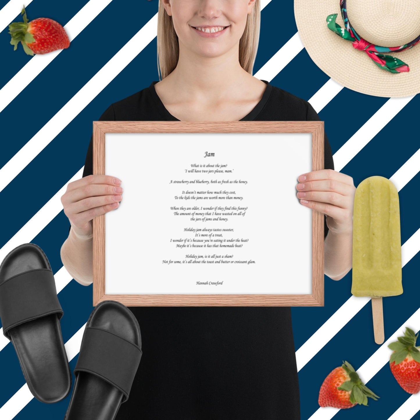 Jam Poem Framed poster