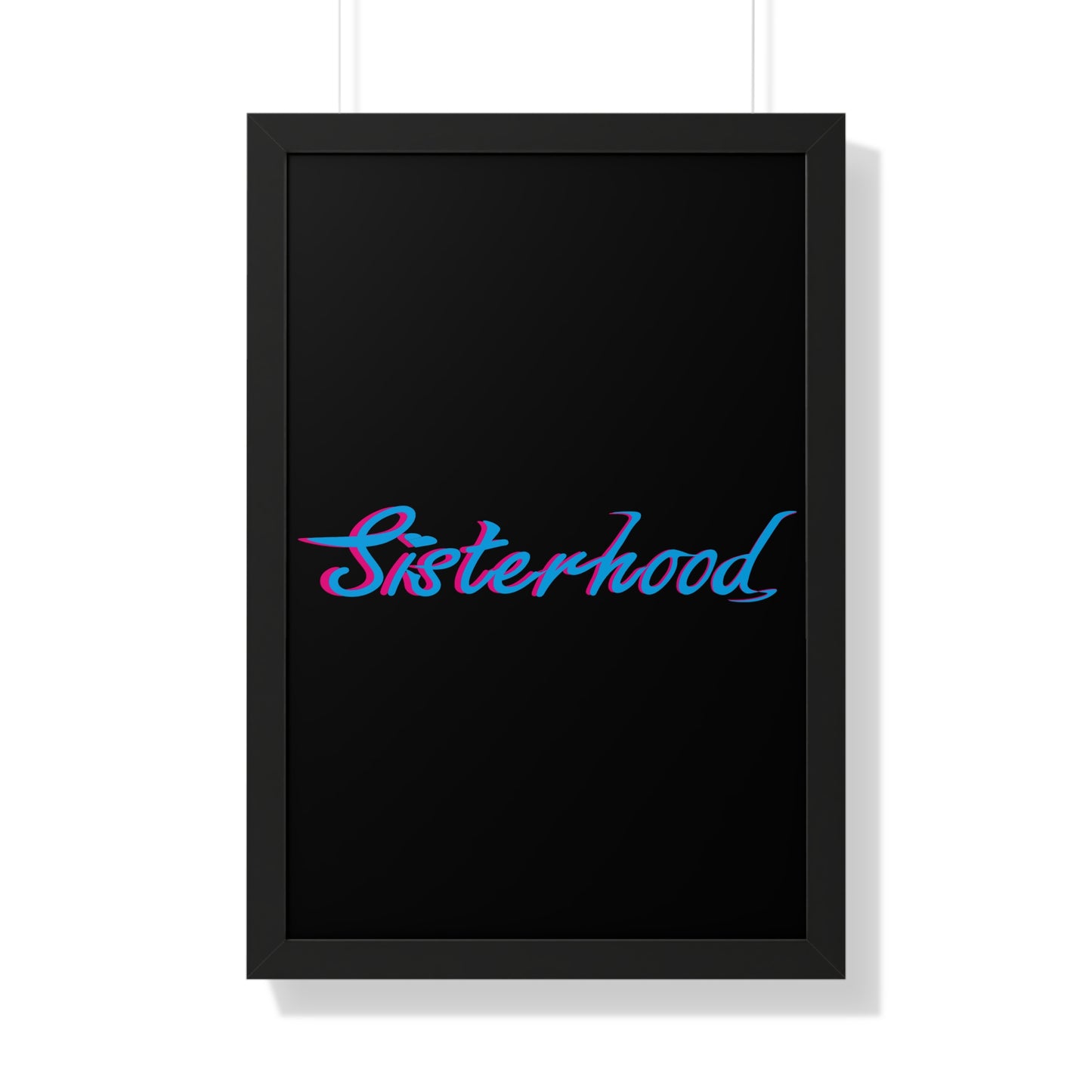 Framed Vertical Poster