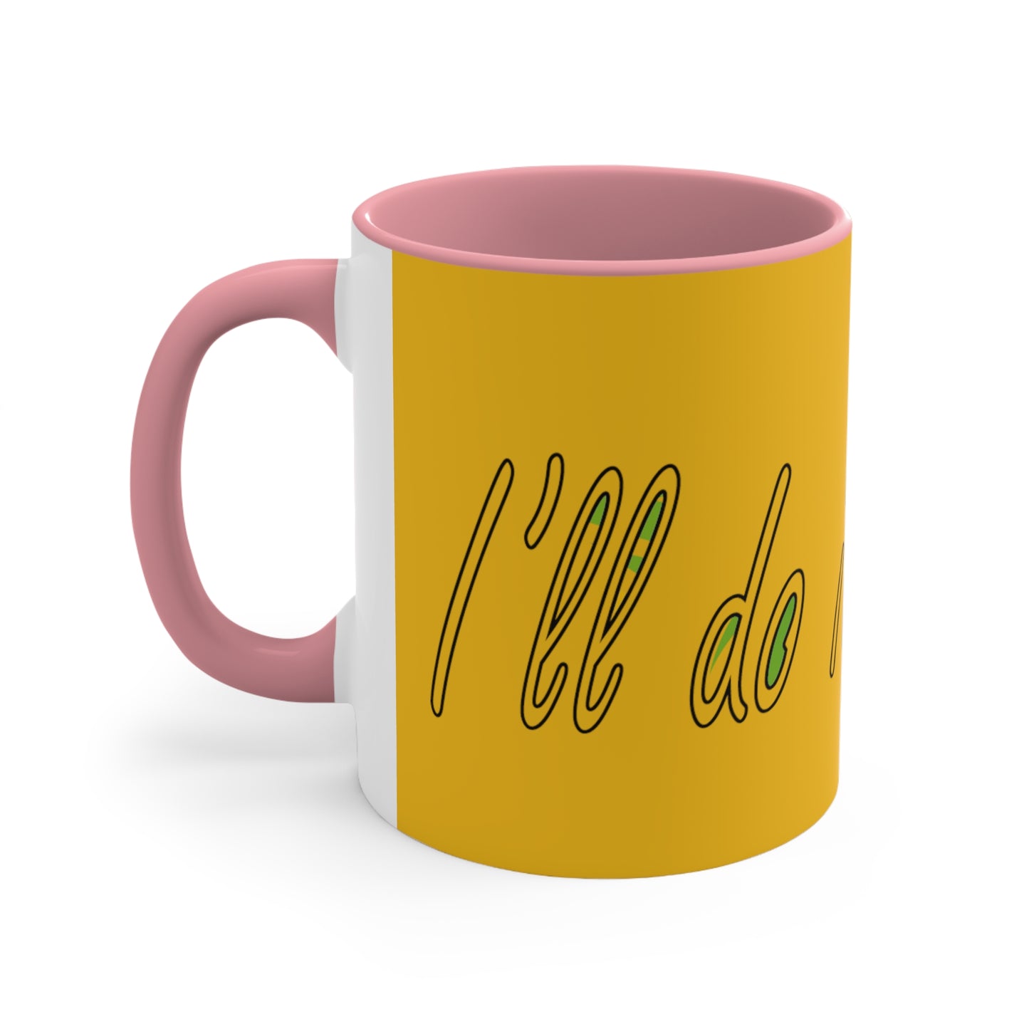 I'll do it mi' sen Sheffield Dialect Typography Quote Accent Coffee Mug, 11oz