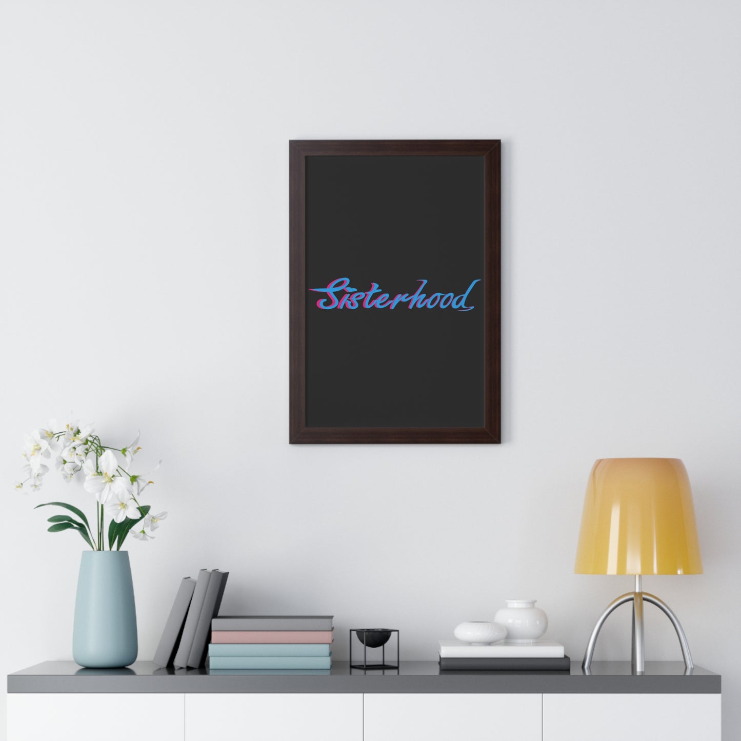 Framed Vertical Poster
