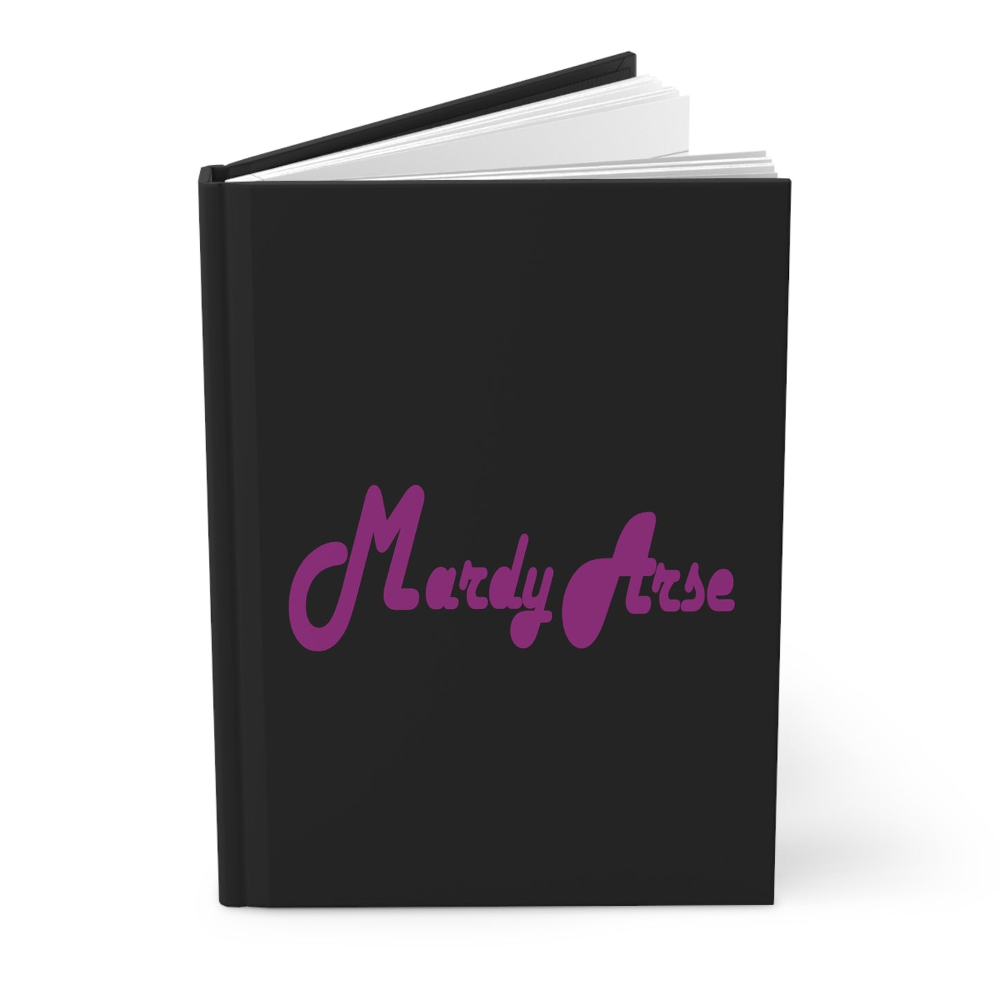 Mardy Arse, Sheffield Dialect Purple Typography Hardcover Journal Matte