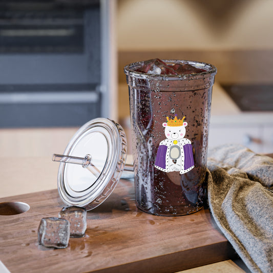 Polar Bear King Suave Acrylic Cup