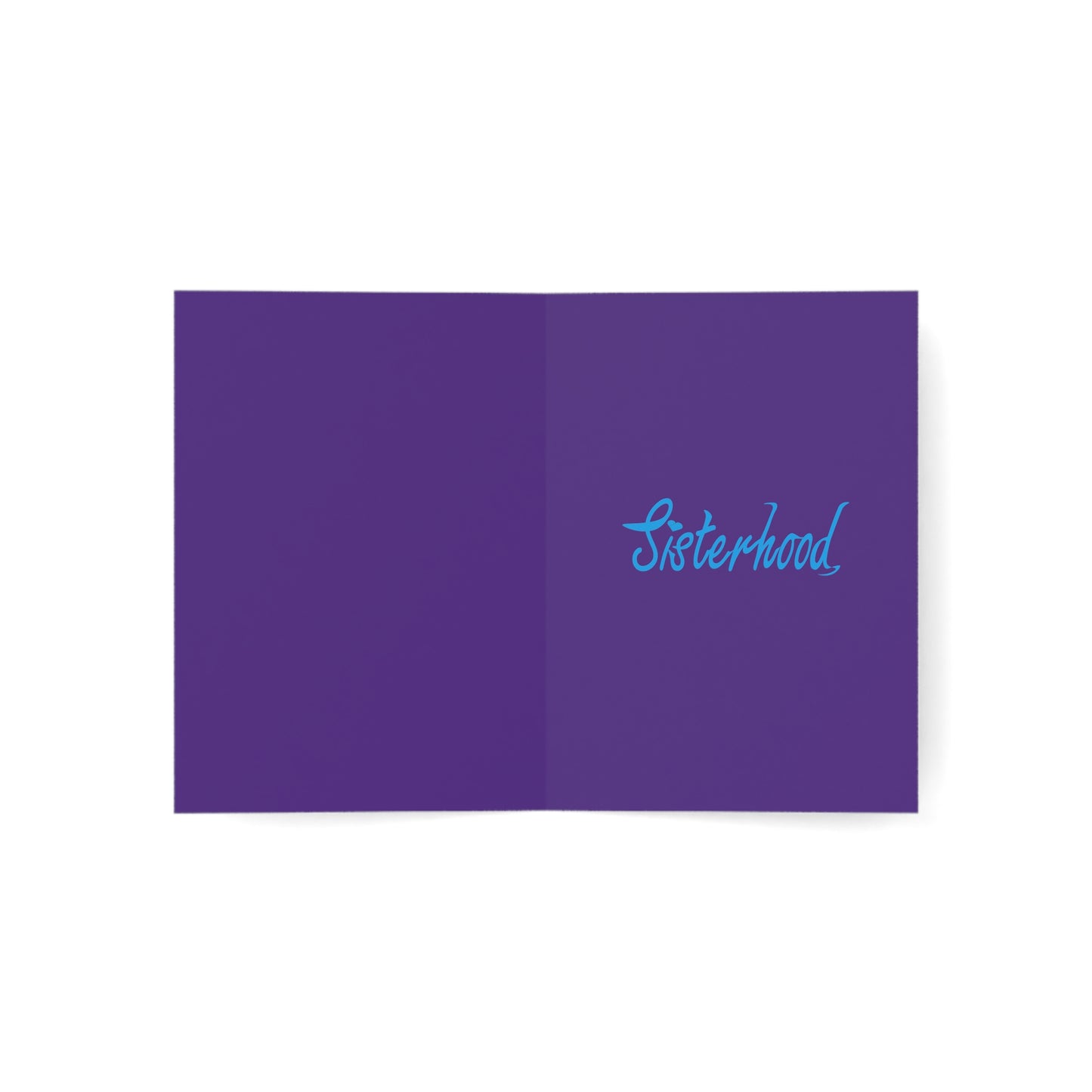 She could because she was apart of the Sisterhood, purple & blue Greeting Cards (1, 10, 30, and 50pcs)