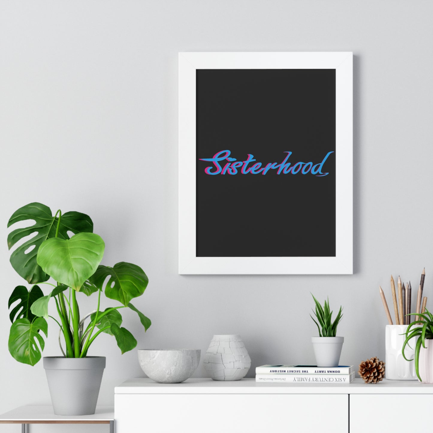 Framed Vertical Poster