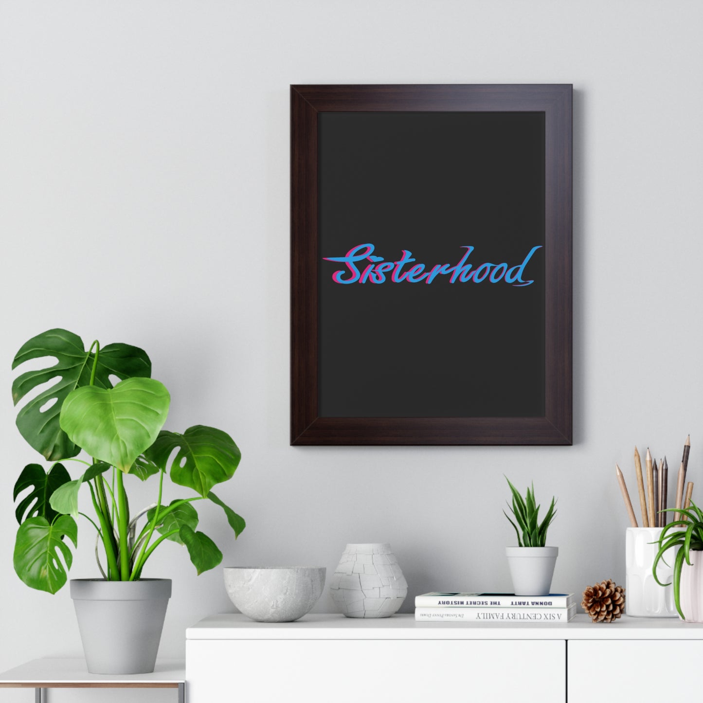 Framed Vertical Poster