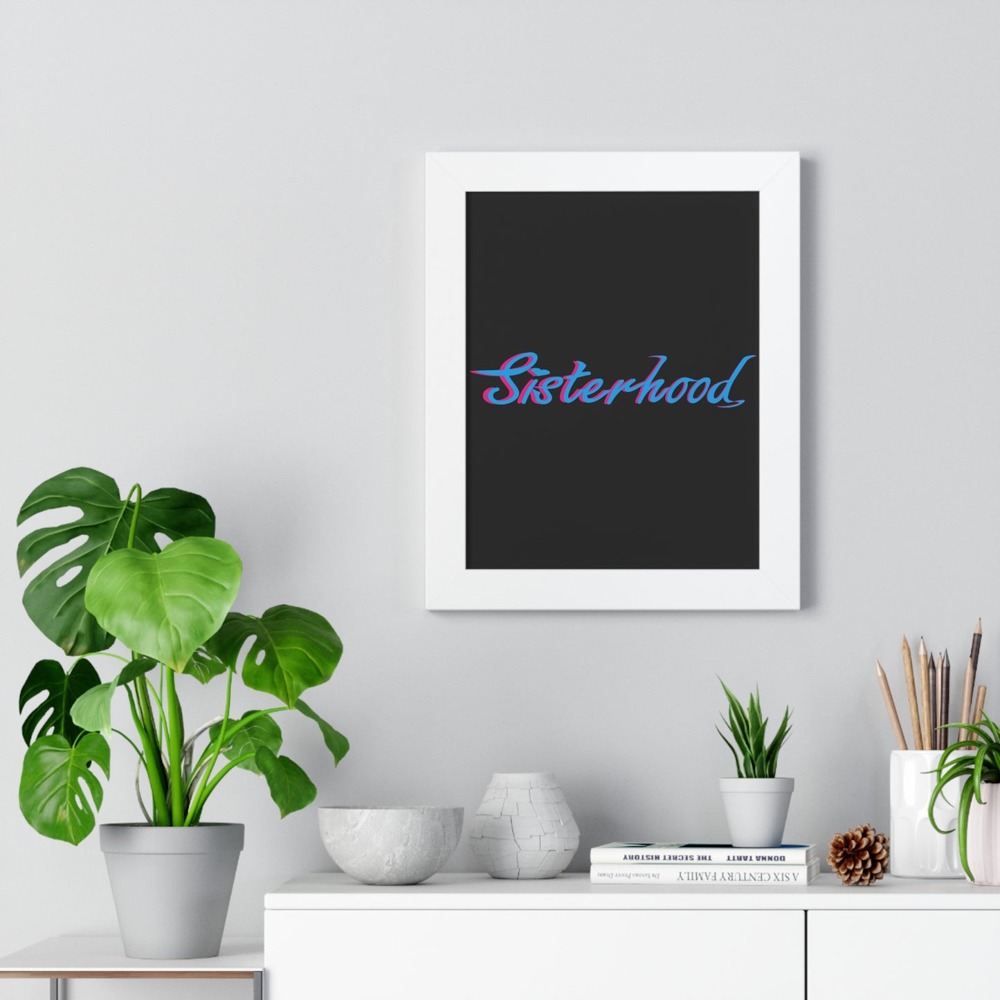 Framed Vertical Poster