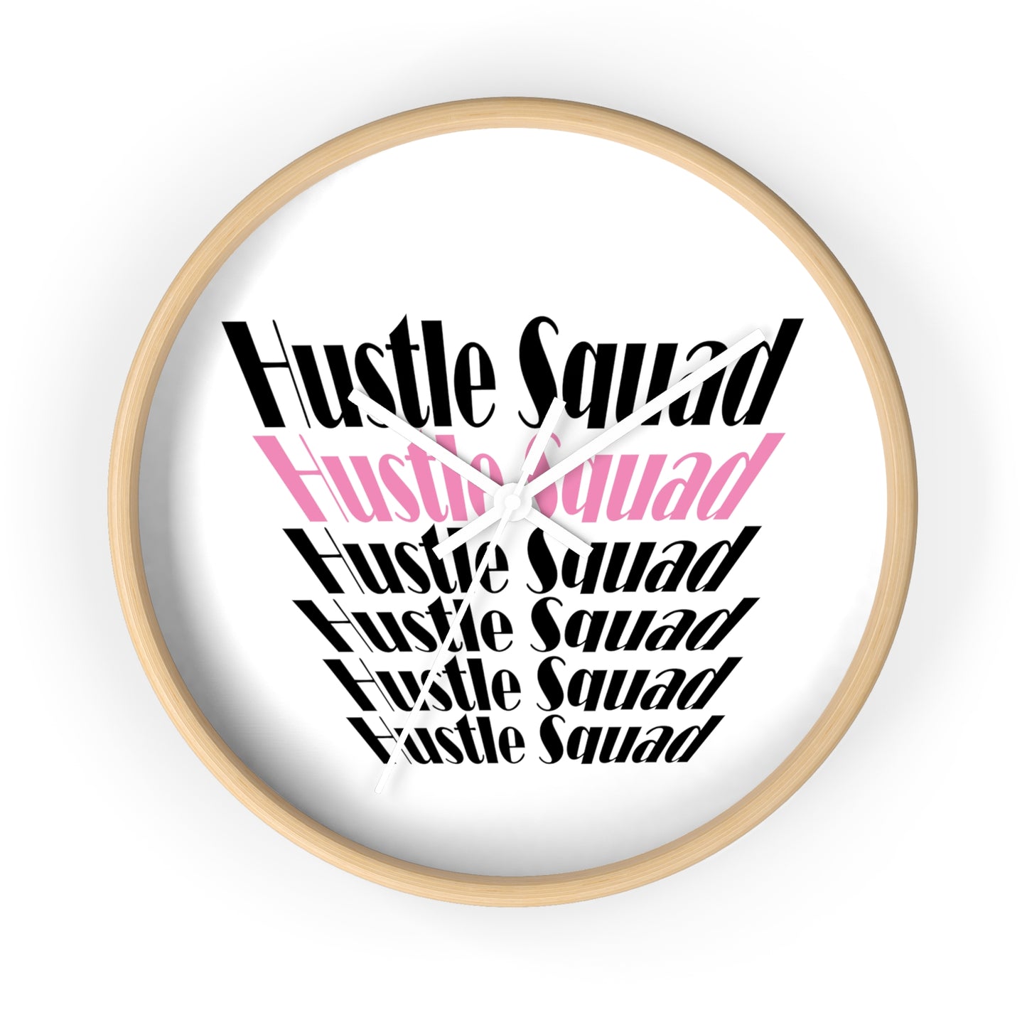 Hustle Squad Wall Clock