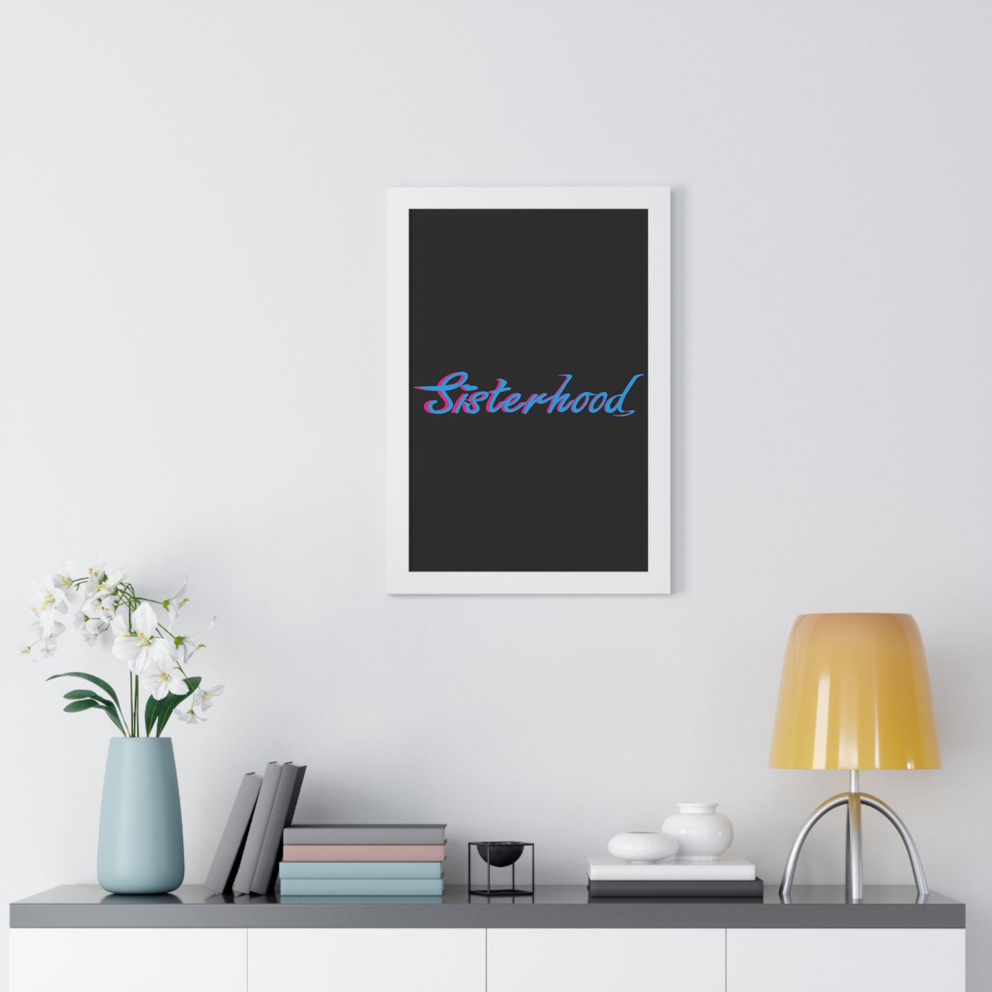 Framed Vertical Poster