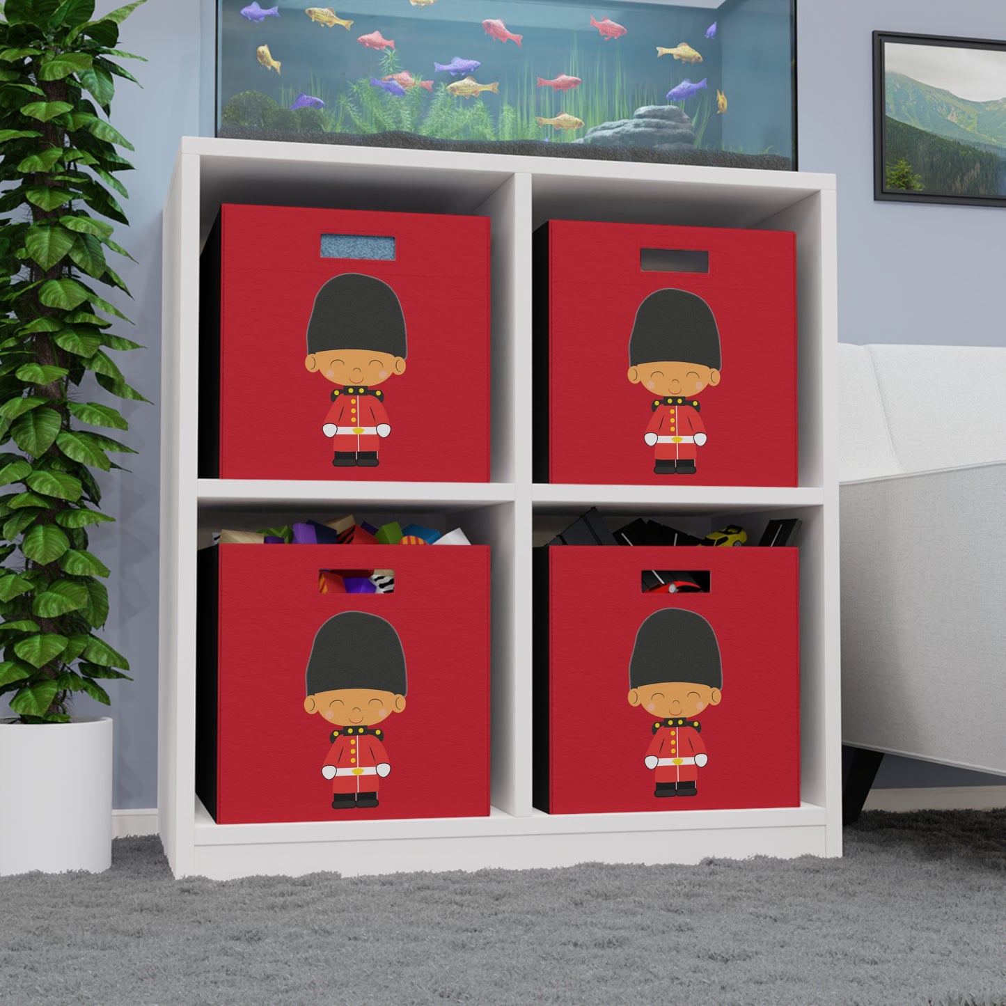 London Beefeater Illustrator Felt Storage Box