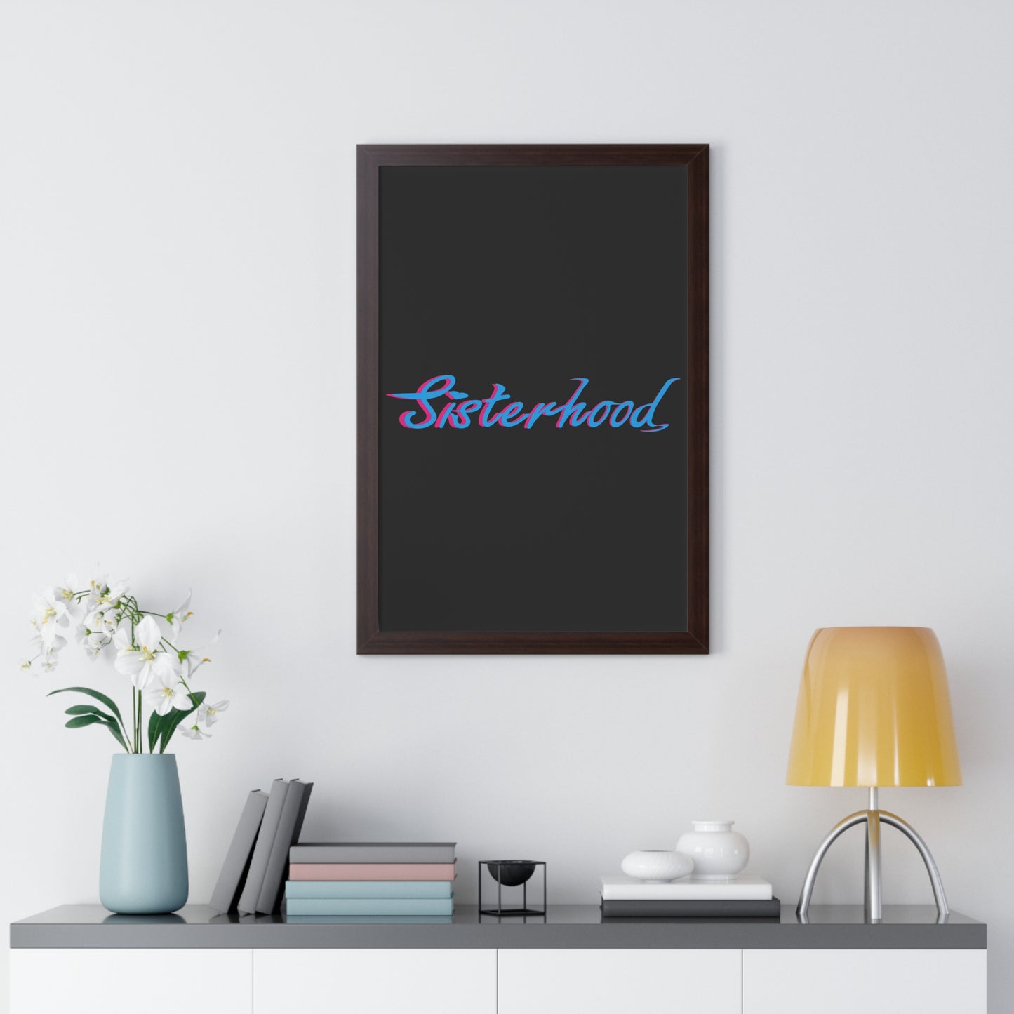 Framed Vertical Poster