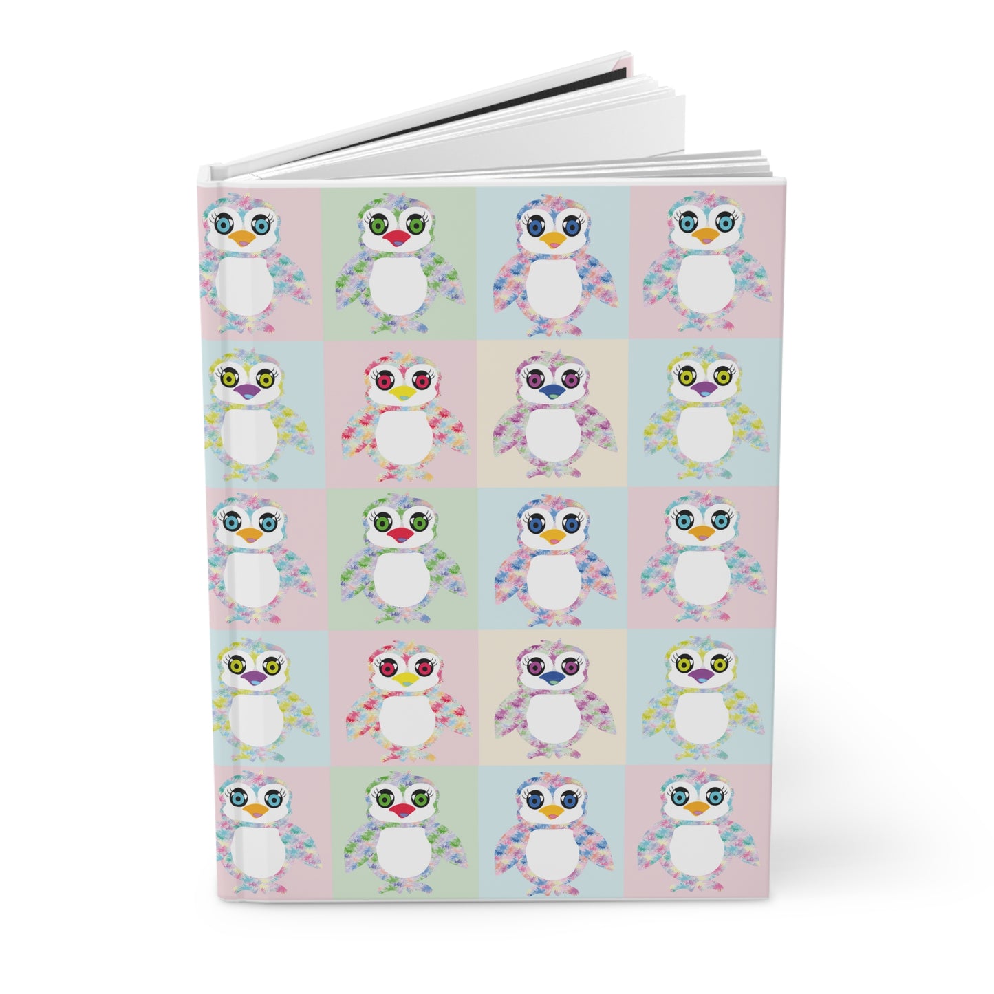 The Penguinies Pop Art Hardcover Journal Matte