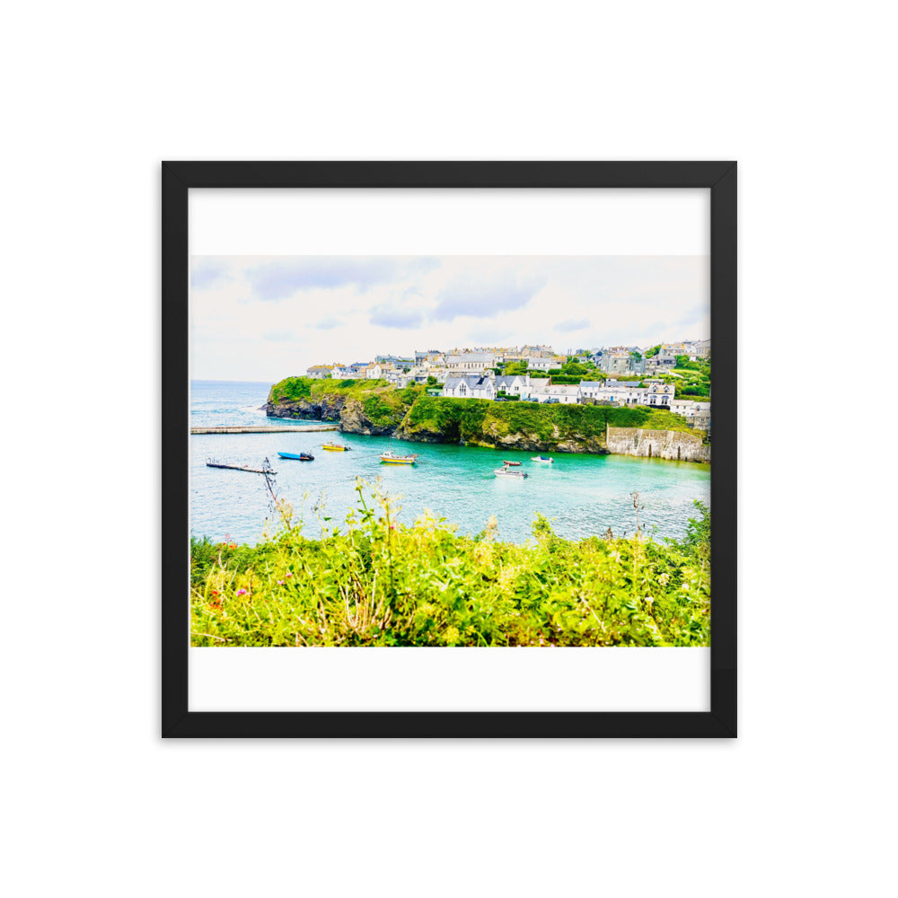 Cornwall Landscape Photograph Framed poster