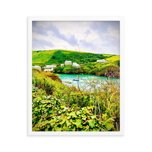 Port Isaac Landscape Photograph Framed poster